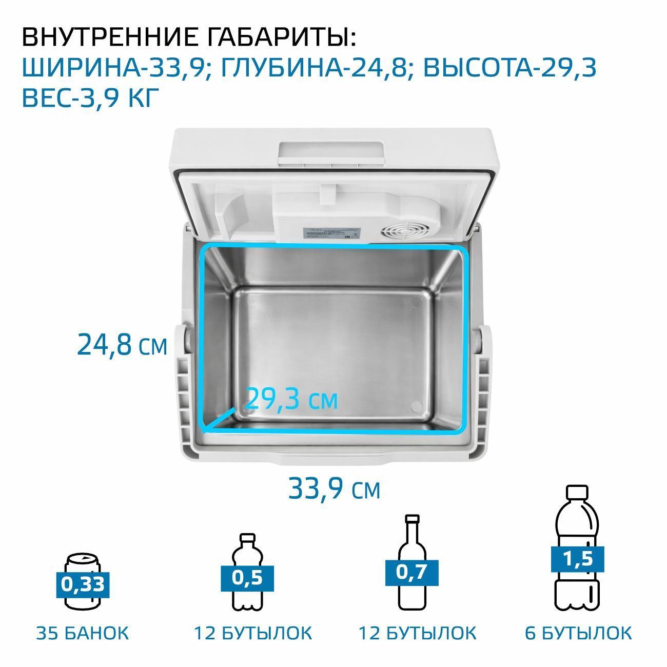 Автохолодильник Harper CBH-125 blue