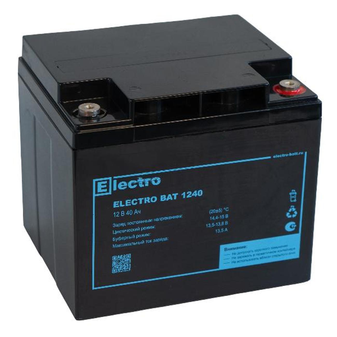 Аккумулятор для ИБП ELECTRO ELECTRO ВАТ 1240