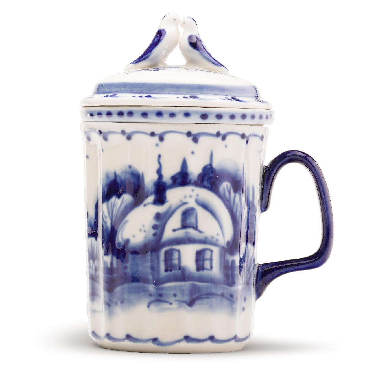 Бокал Гжель Бокал "Подарочный" фото