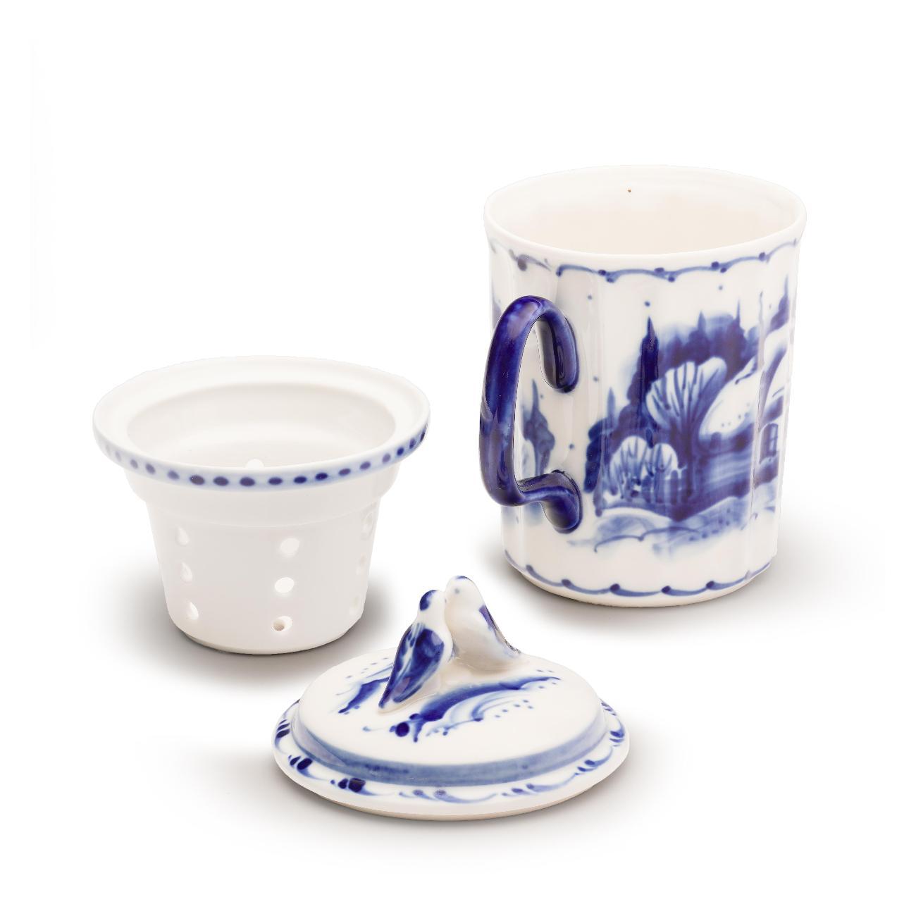 Бокал Гжель Бокал "Подарочный"