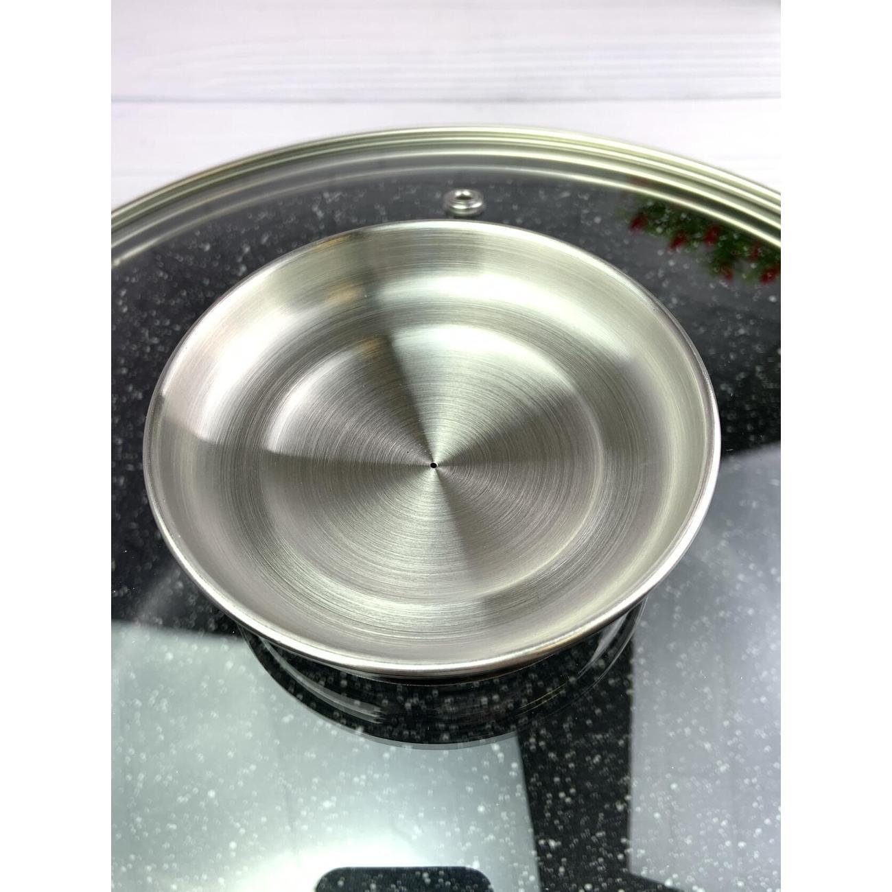 Кастрюля Edenberg 6,8 л из алюминия c силиконовыми прихватами