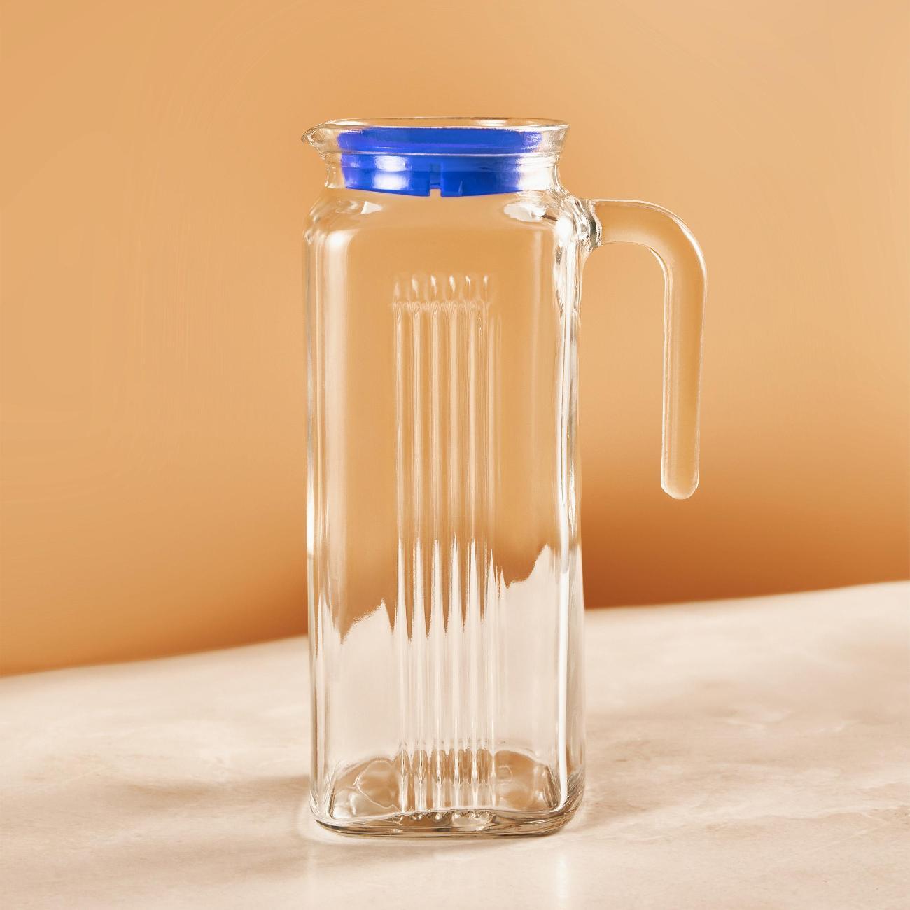 Кувшин F&D Кувшин с голубой крышкой, 1 л