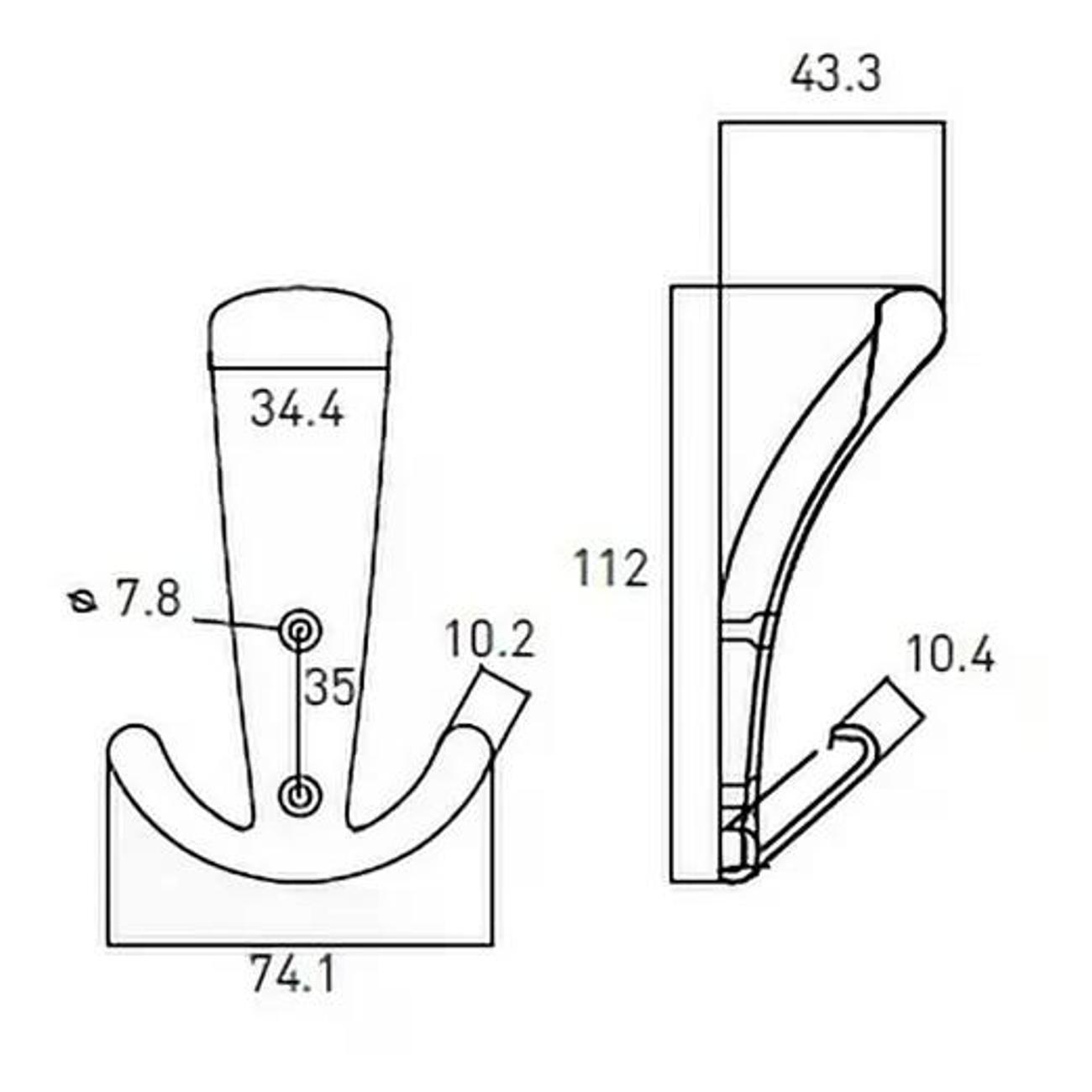 Крючки Edson Крючок настенный тройной