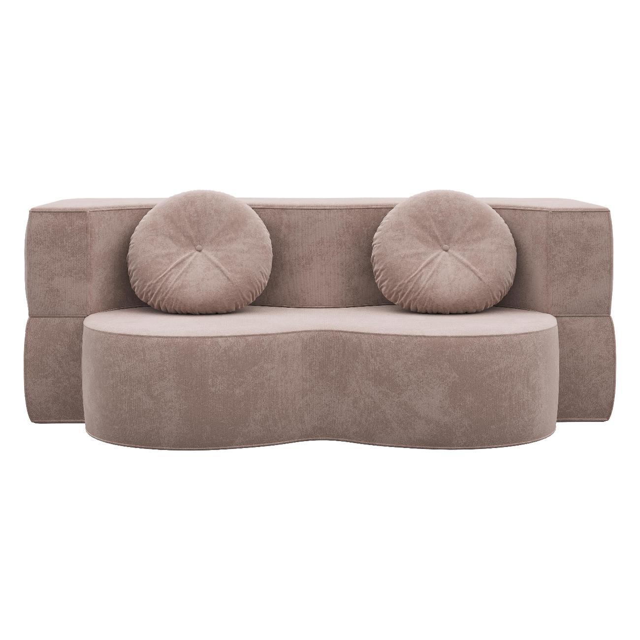 Диван бескаркасный Div-one Бескаркасный диван кровать раскладной прямой, бежевый Дадли Бенд