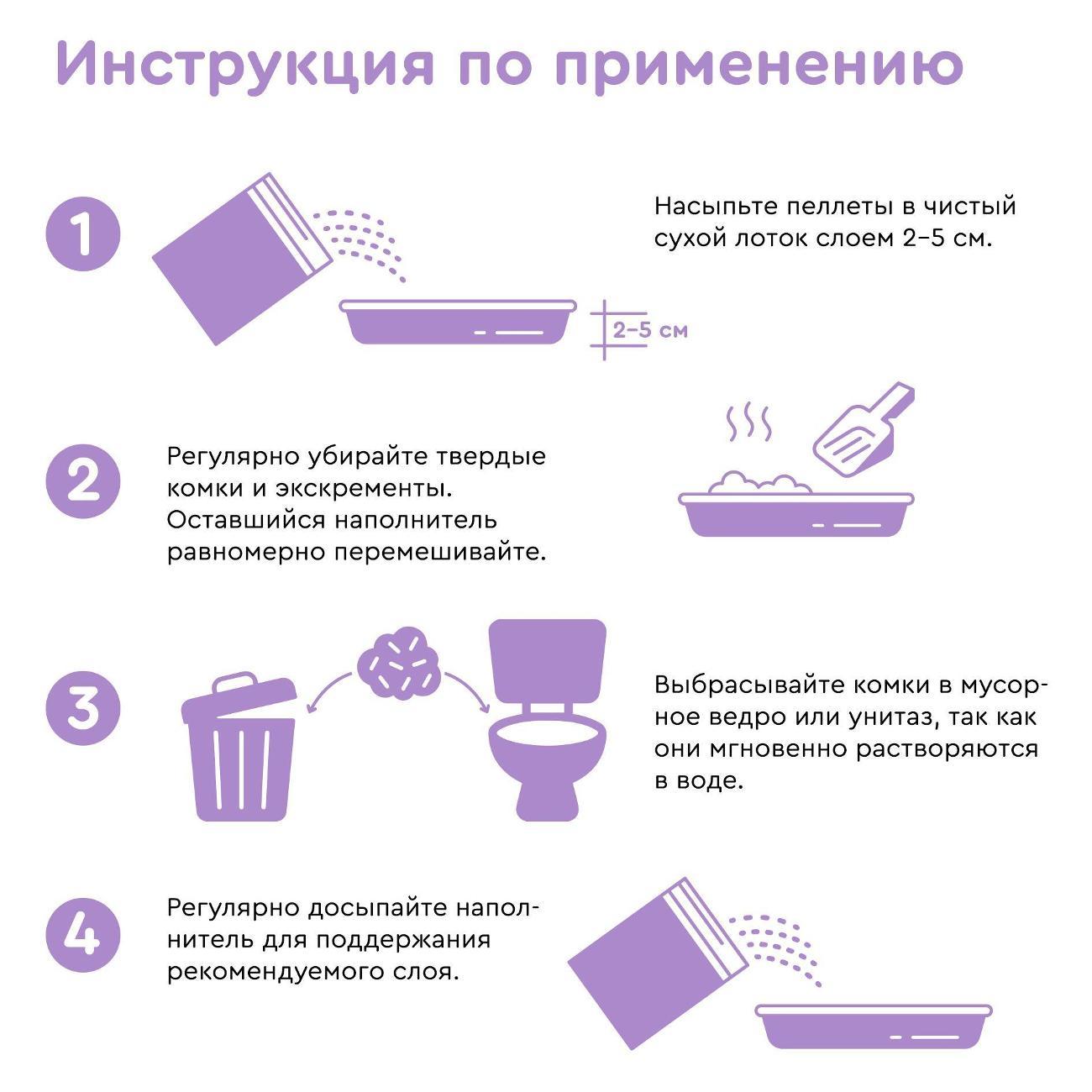 Наполнитель для лотков и клеток Organic Team комкующийся, растительный, тофу, с ароматом лаванды, 20 кг, 50 л