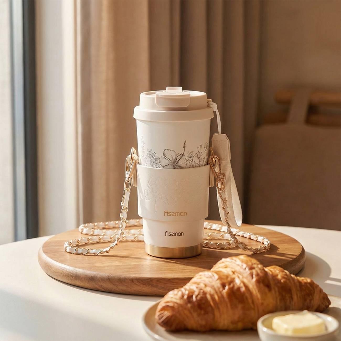 Термокружка FISSMAN 19792 FISSMAN Термокружка 520мл с ситечком и сумкой