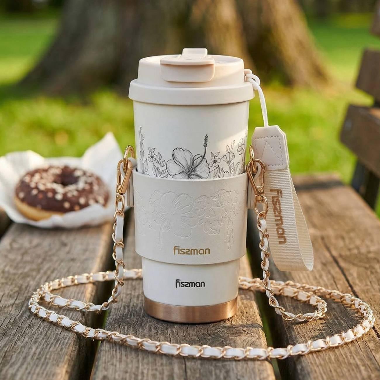 Термокружка FISSMAN 19792 FISSMAN Термокружка 520мл с ситечком и сумкой