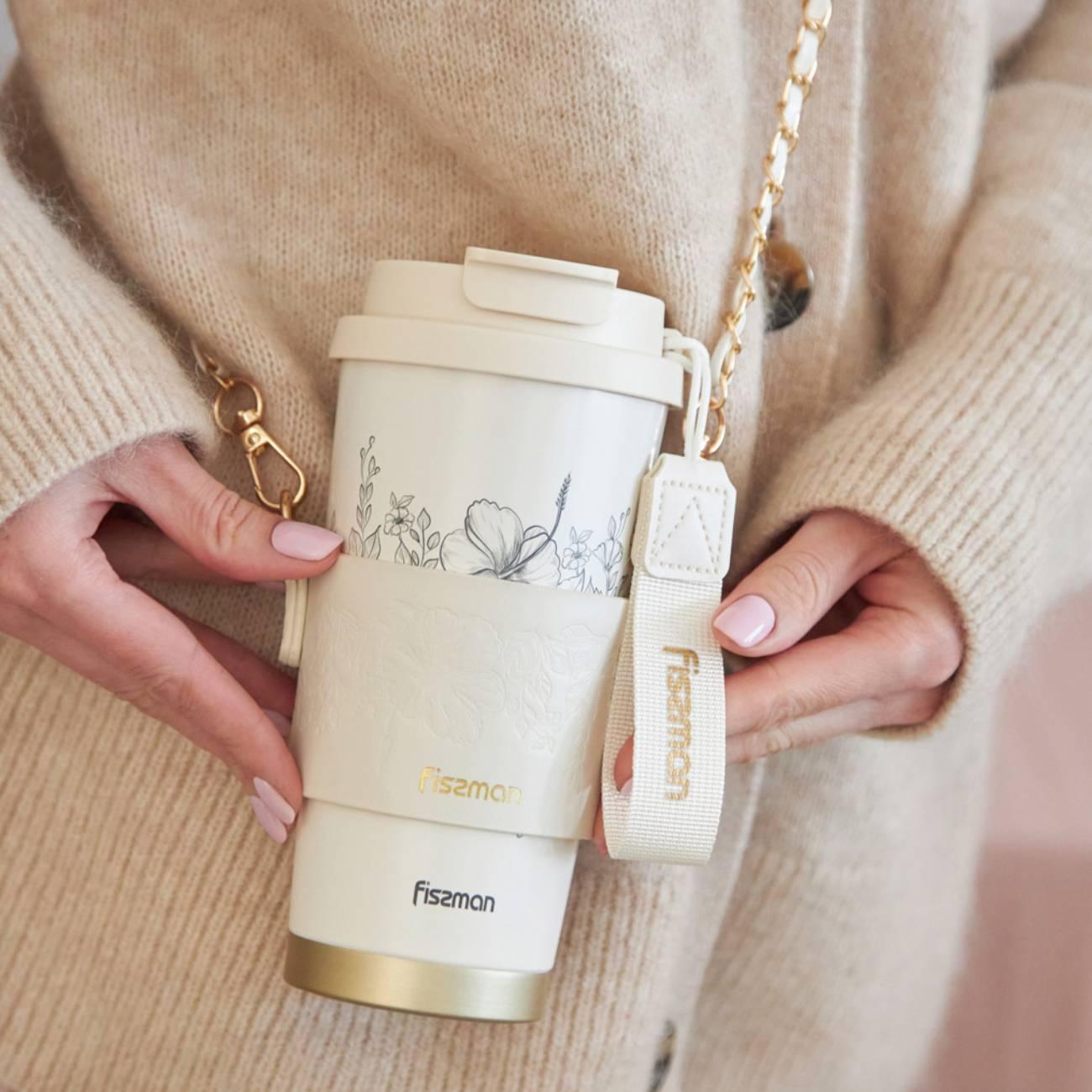 Термокружка FISSMAN 19792 FISSMAN Термокружка 520мл с ситечком и сумкой