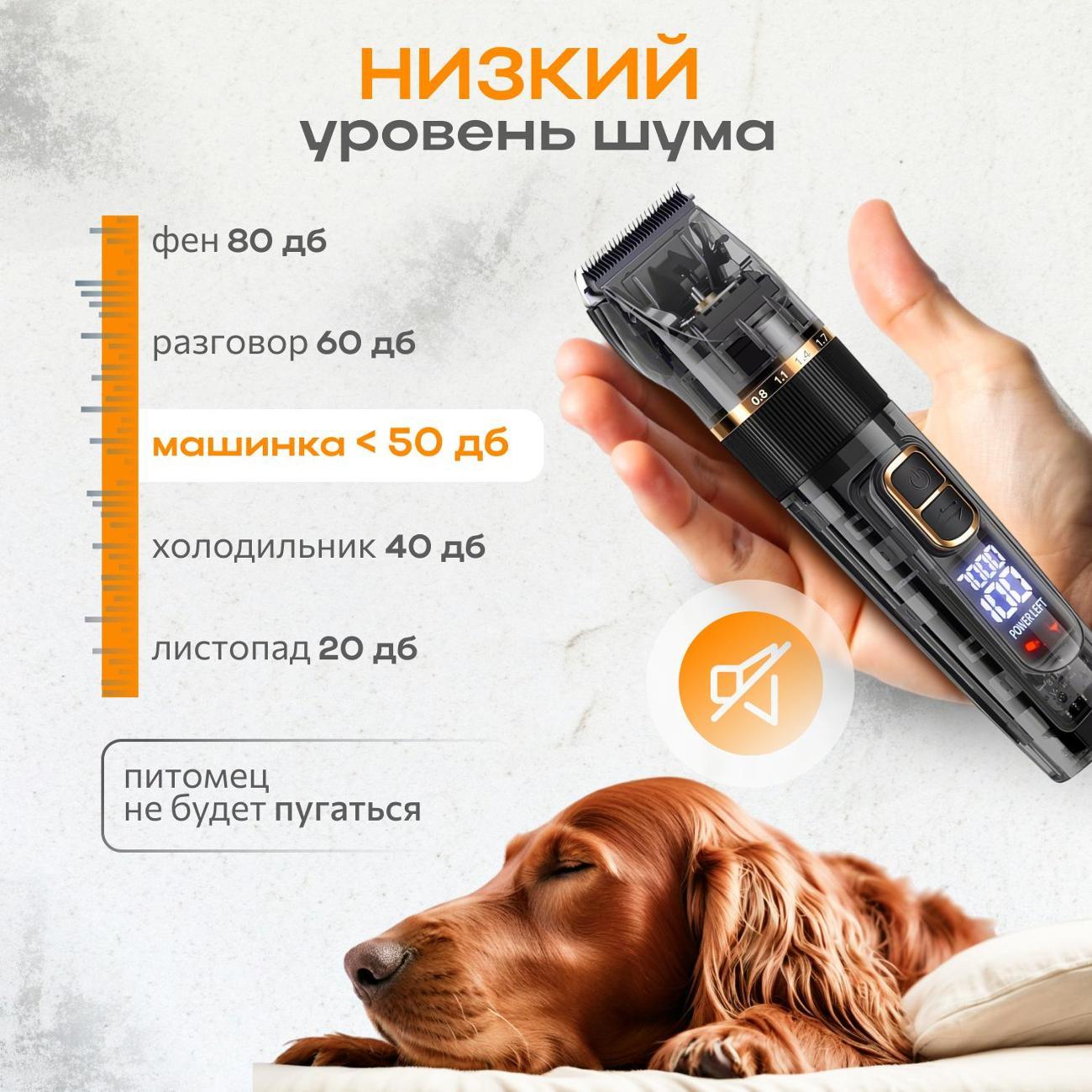 Машинка для стрижки животных G7