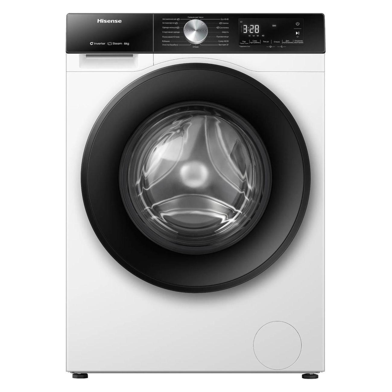 Стиральная машина узкая Hisense WF3S6021BWU белая фото
