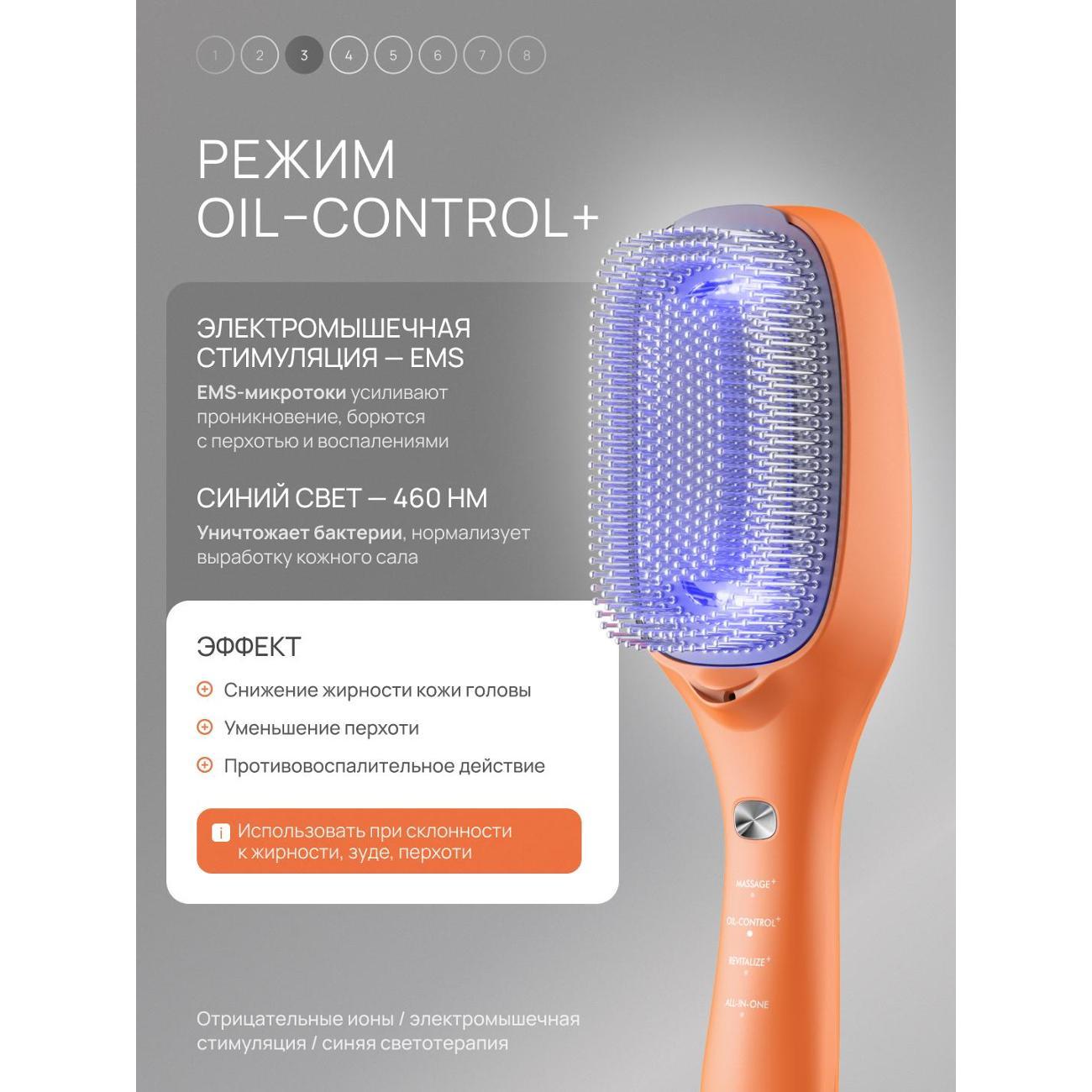 Расческа TOUCHBeauty Многофункциональная электрорасчёска VITA PRO для ухода за волосами