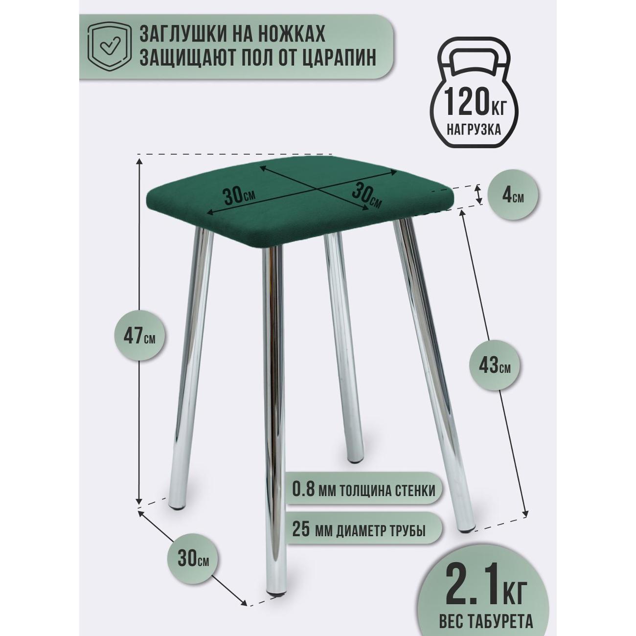 Табурет для кухни ЭОН Табурет хром