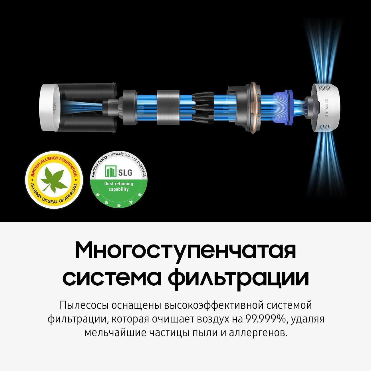 Пылесос ручной (handstick) SAMSUNG VS20C8522TN/EV