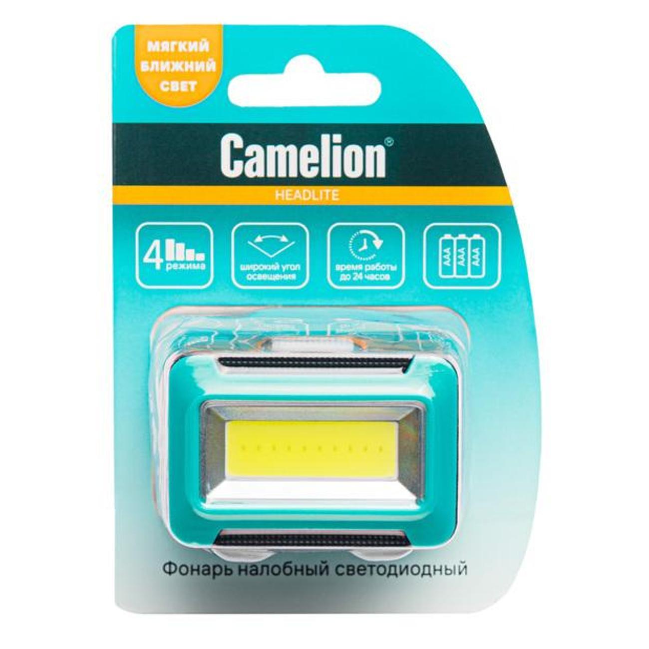 Фонарь налобный Camelion Фонарь налобный на батарейках Camelion LED5386