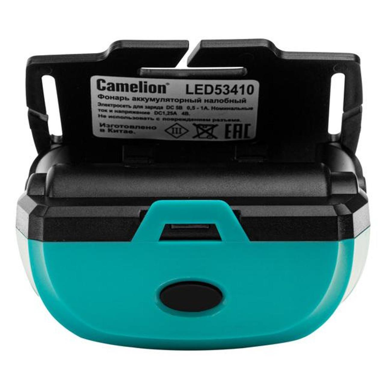 Фонарь налобный Camelion Фонарь налобный аккумуляторный Camelion LED53410