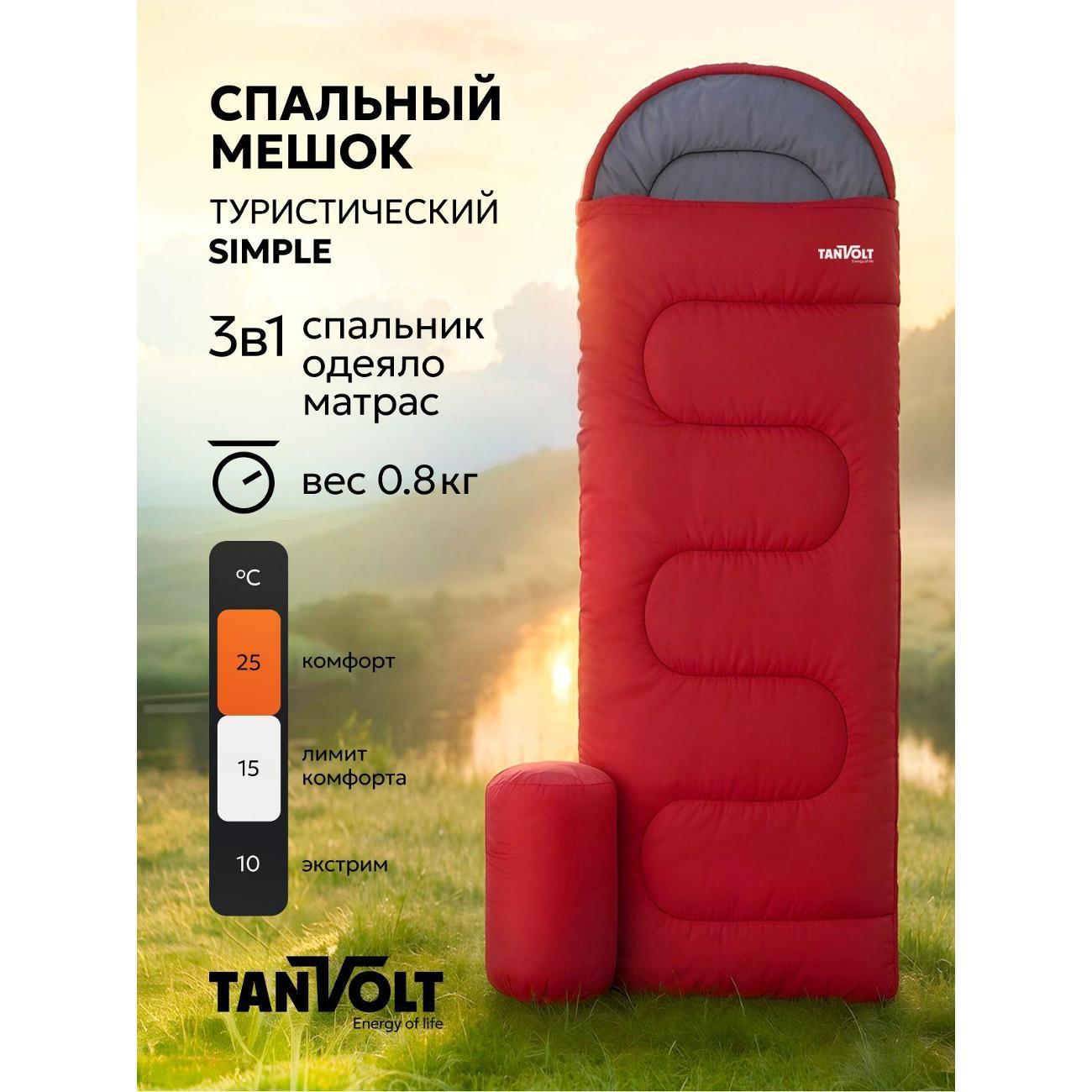 Спальный мешок TANVOLT Simple+