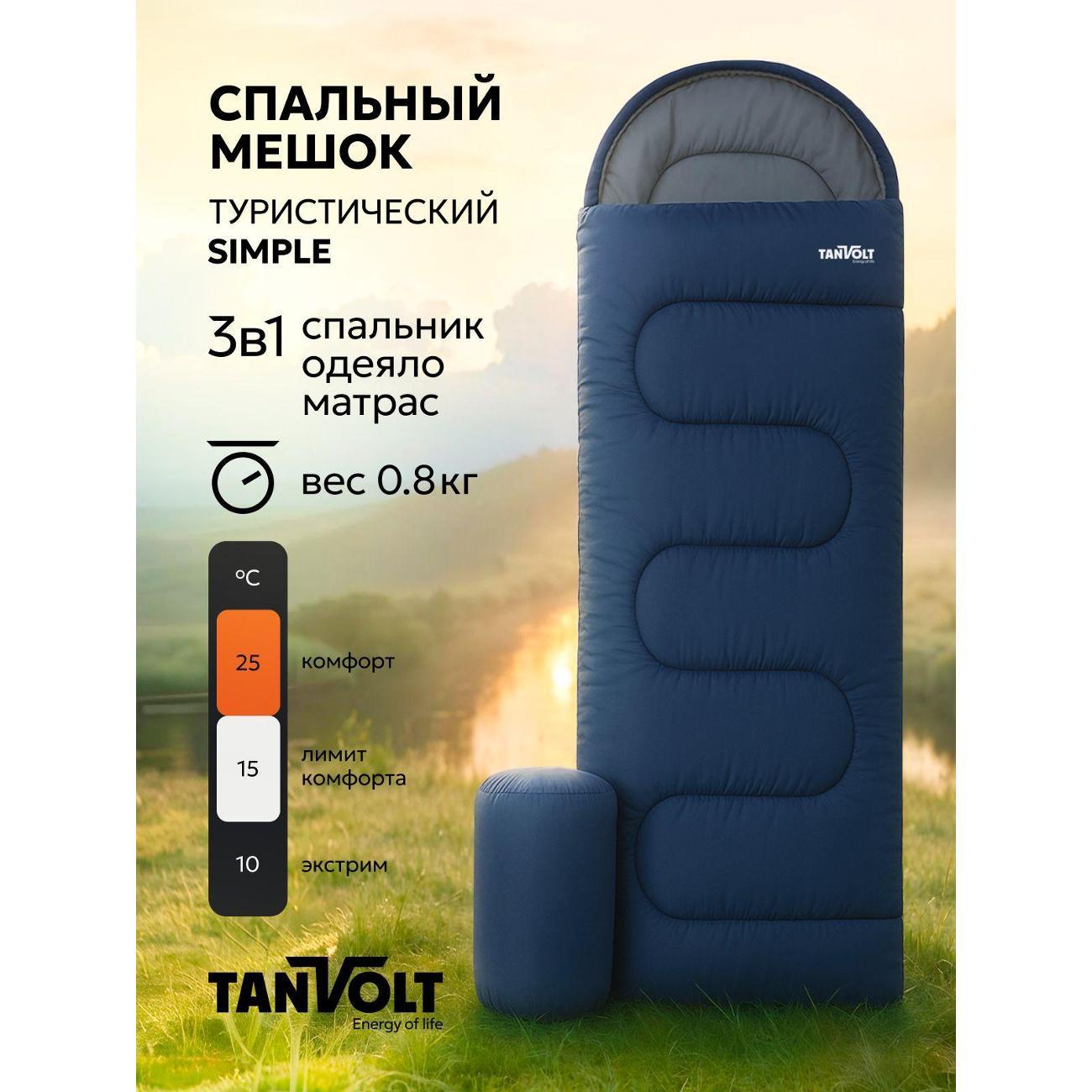 Спальный мешок TANVOLT Simple+