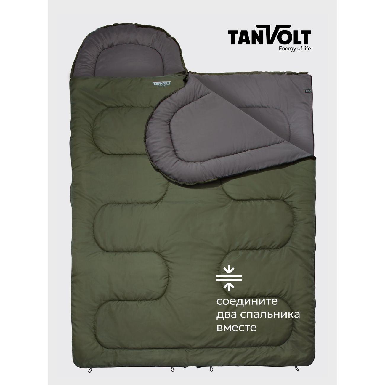 Спальный мешок TANVOLT Standart+Khaki