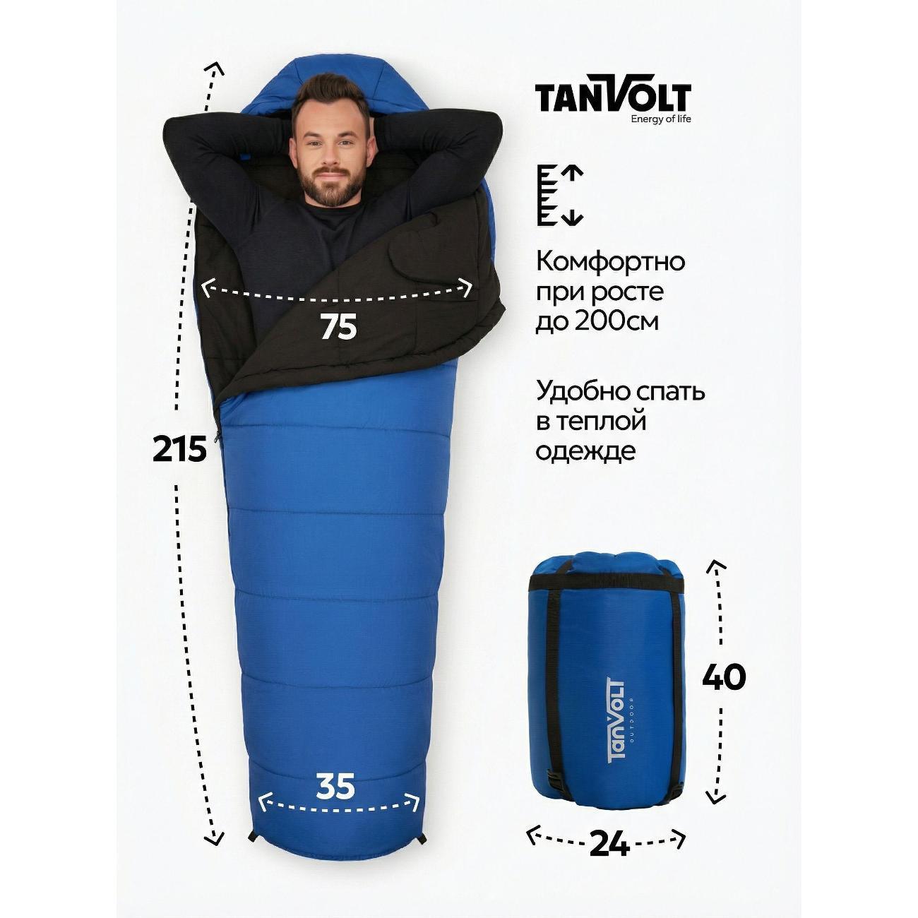 Спальный мешок TANVOLT Winter