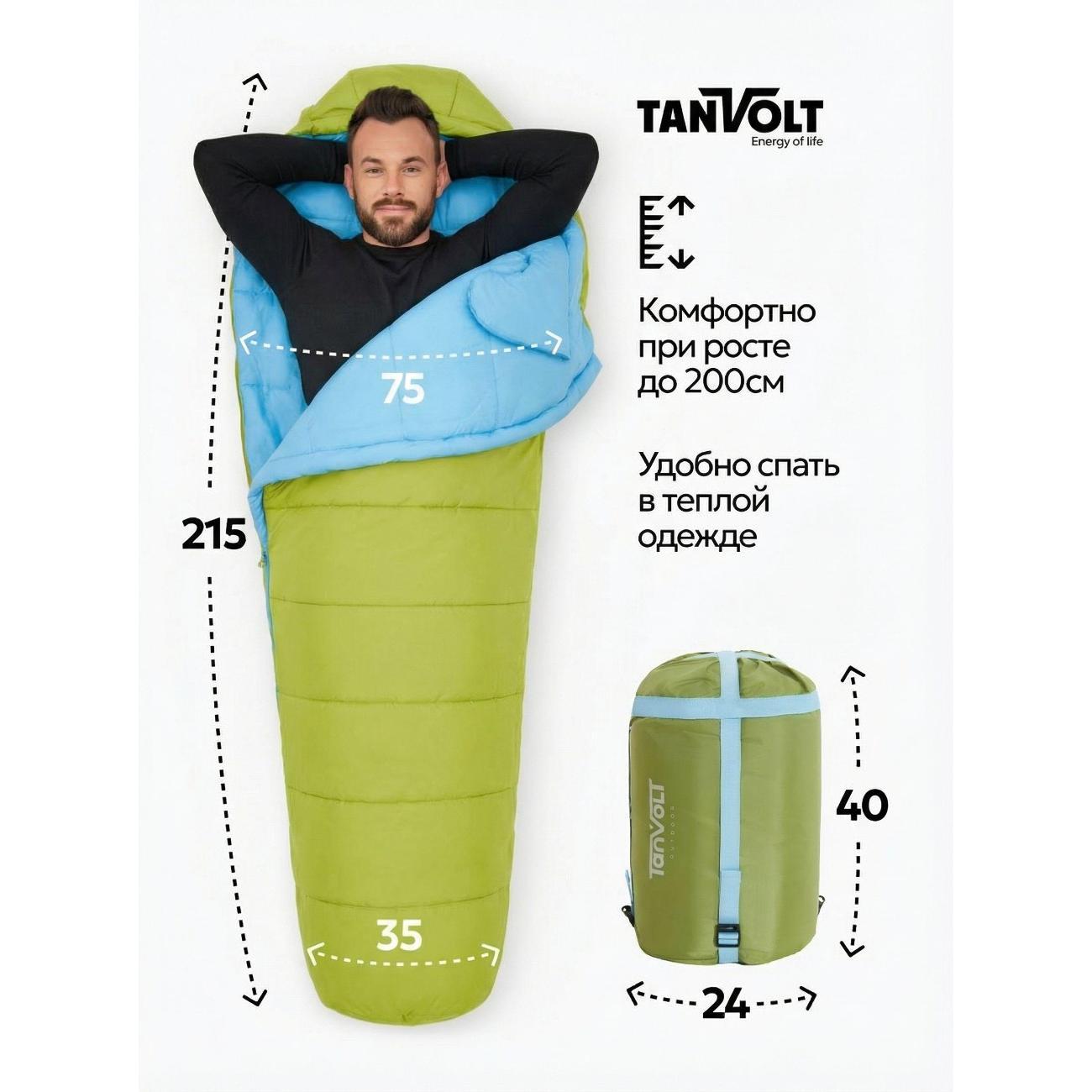 Спальный мешок TANVOLT Winter