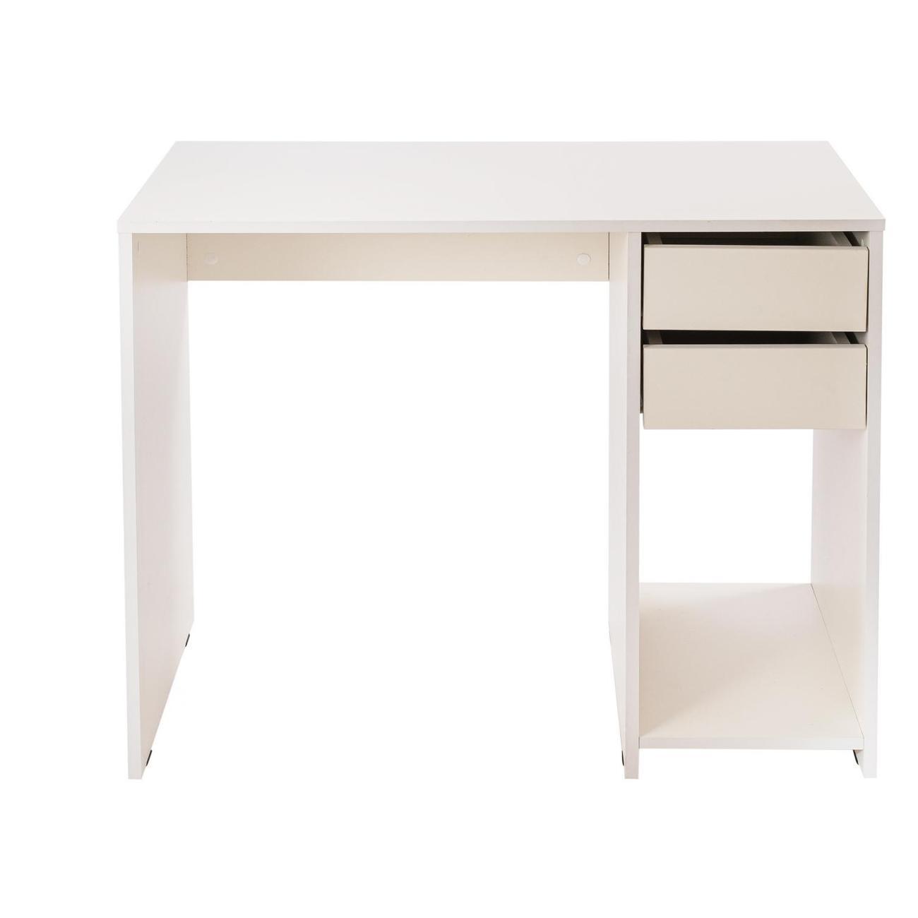 Стол письменный Frenesie Письменный с ящиками белый