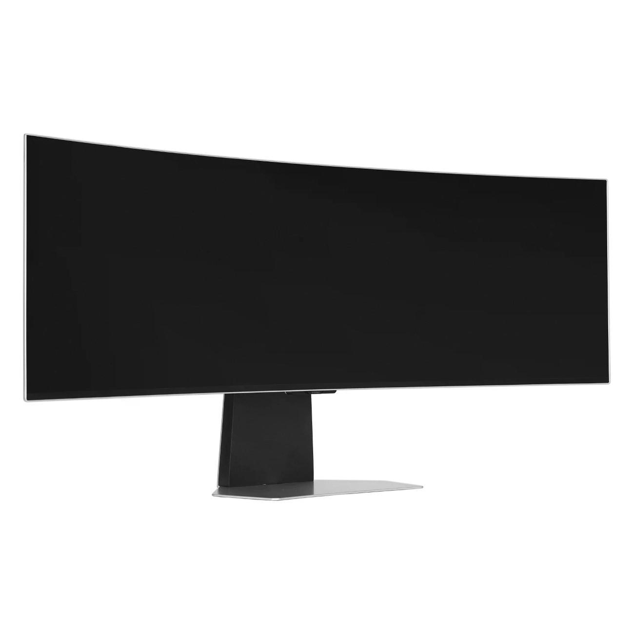 Монитор игровой Samsung 49" S49DG952SI, 5120x1440, OLED, 240Hz, HDMI+DP+Micro HDMI, curved, серебро