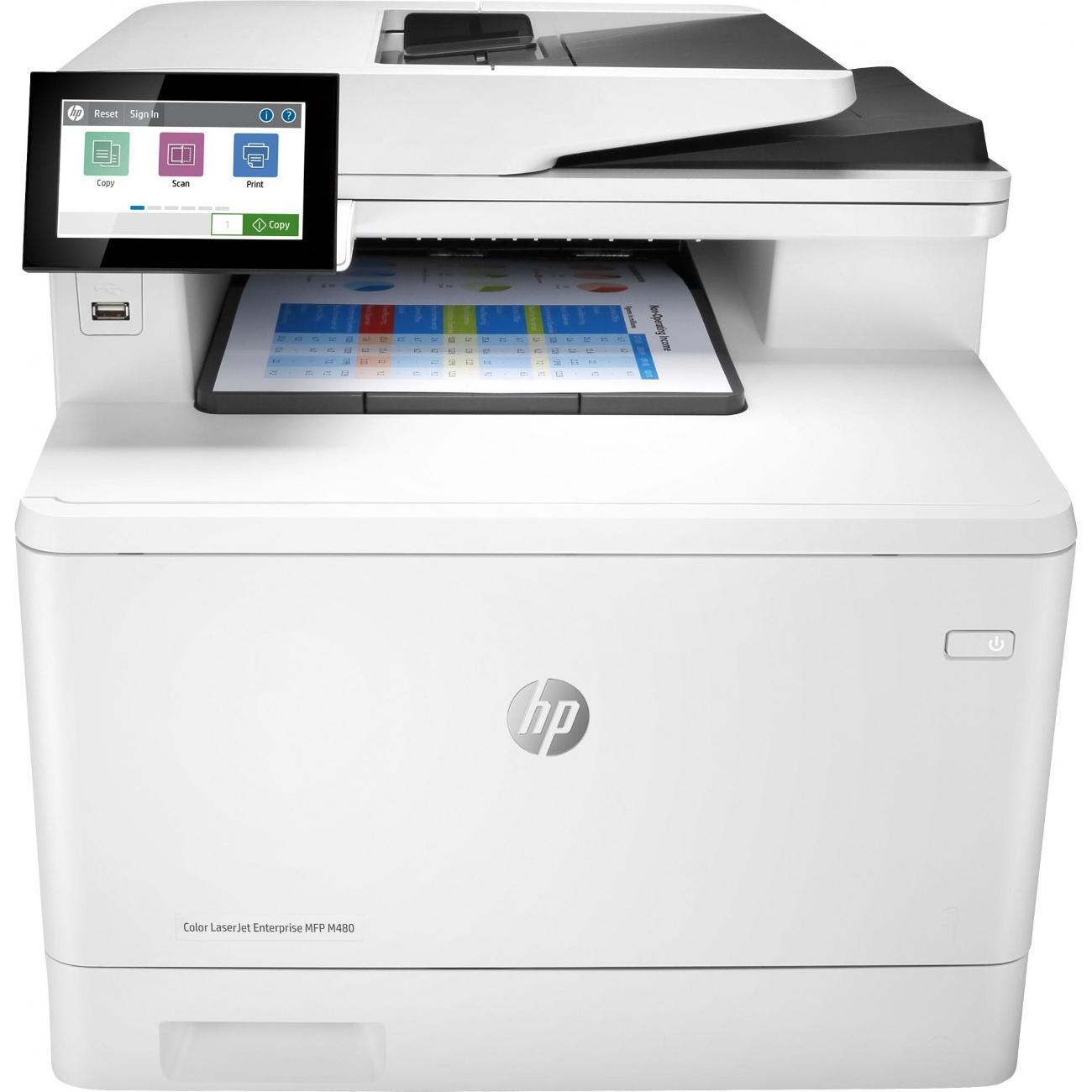 Многофункциональное устройство HP Color LaserJet Enterprise M480f (3QA55A)