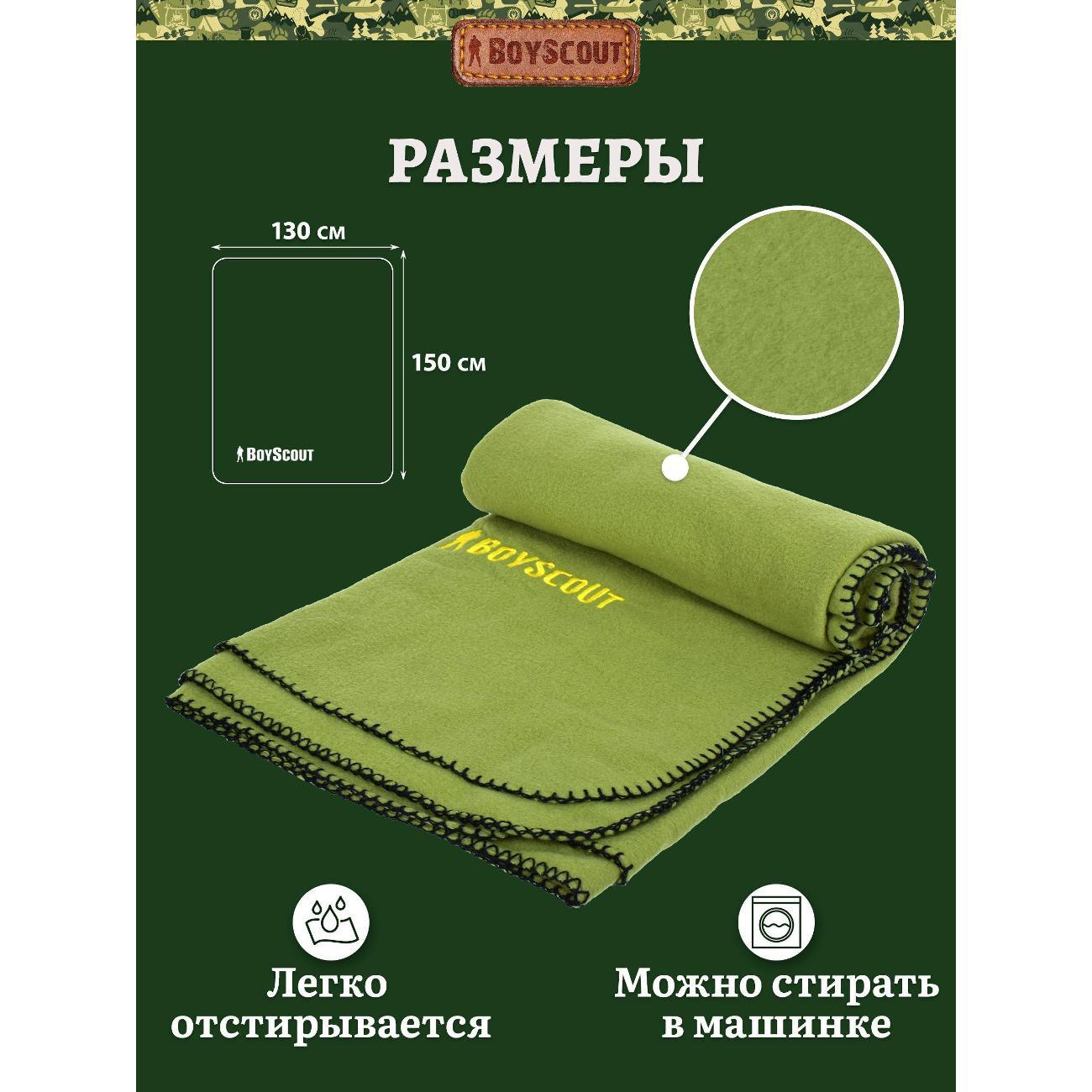 Плед BoyScout 61060_зеленый