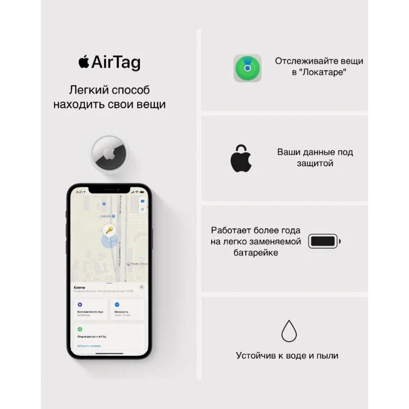 GPS трекер Apple Трекер Apple AirTag