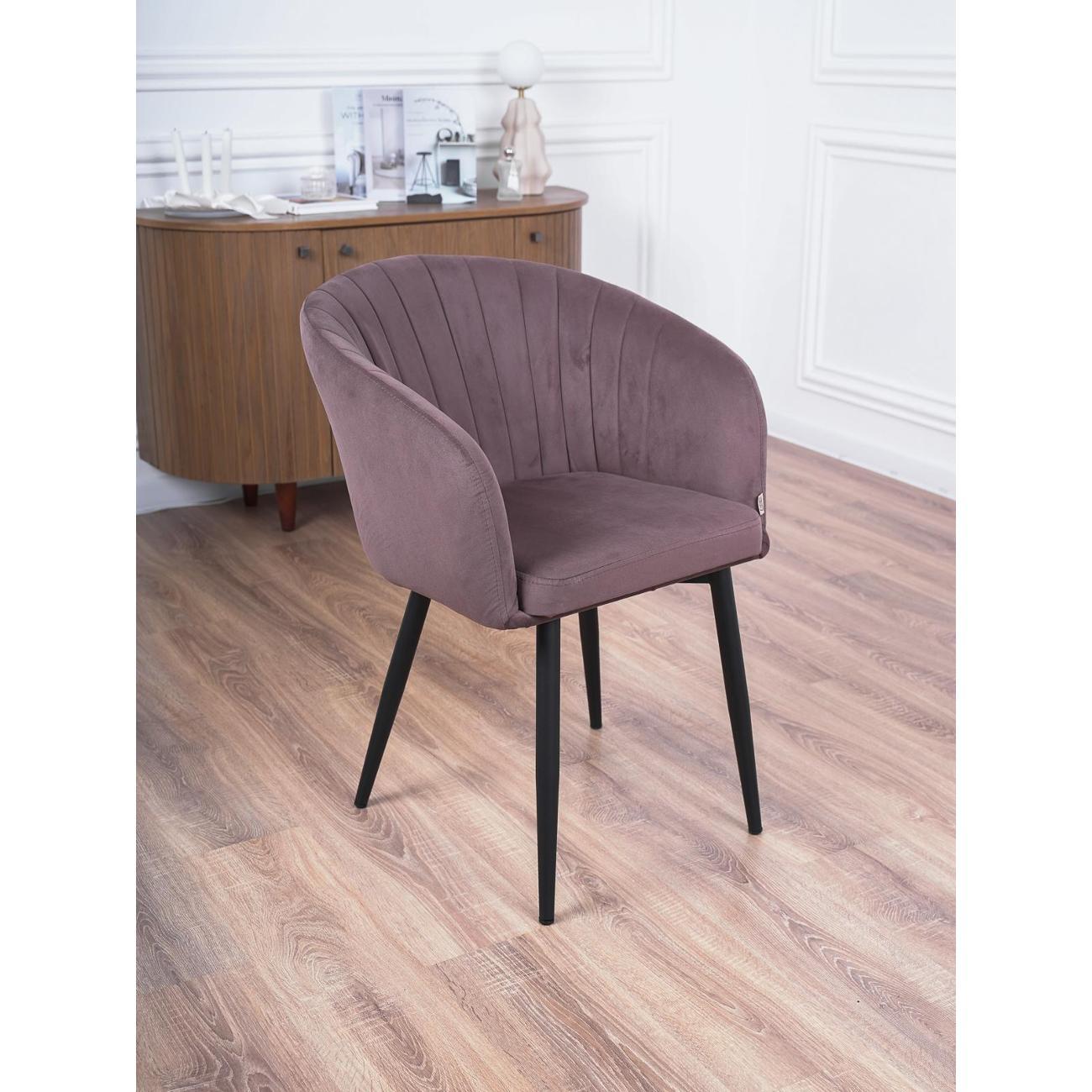 (МП)Стул Frenesie Малибу Велюр Шоколад 2