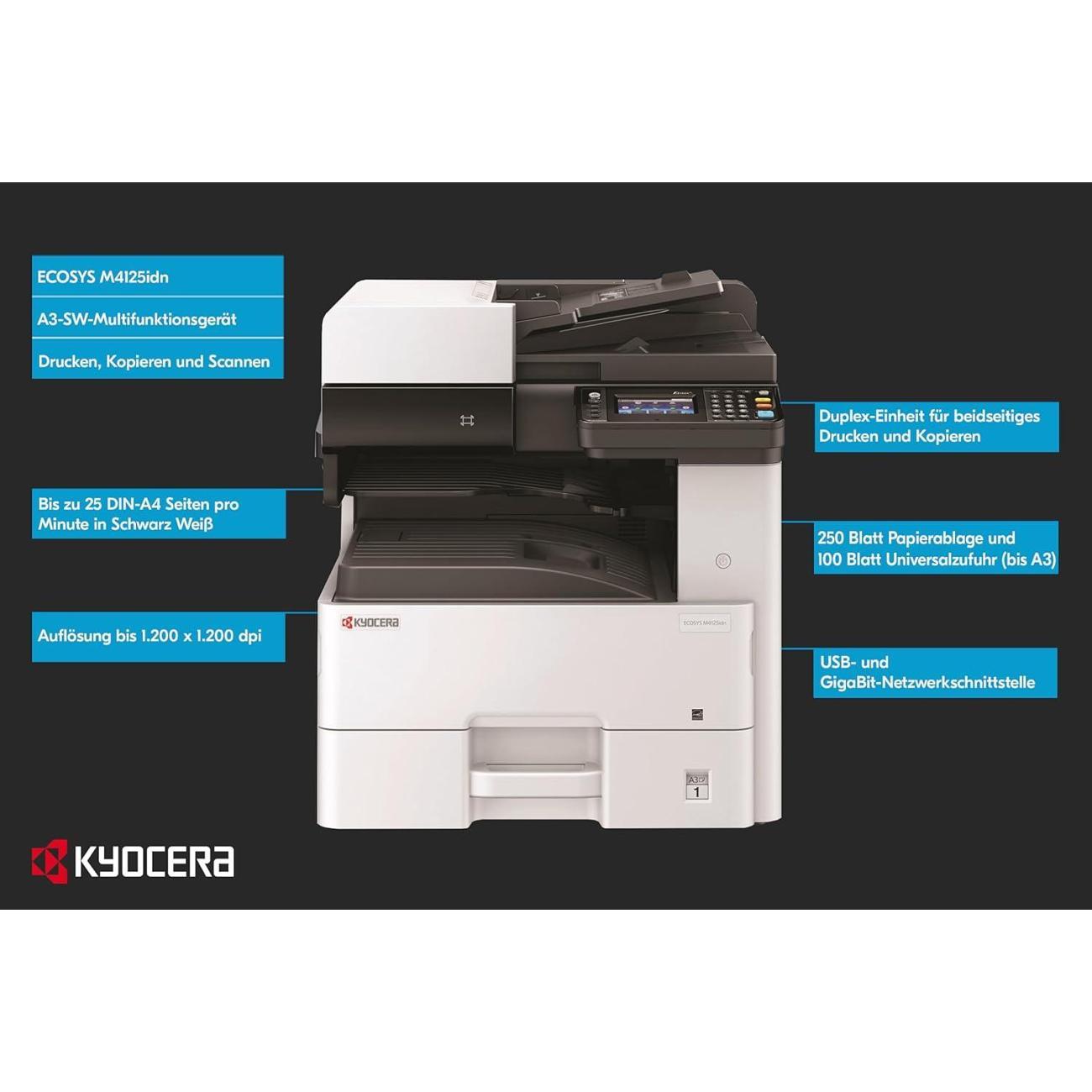 Многофункциональное устройство Kyocera M4125idn (1102P23AX0)