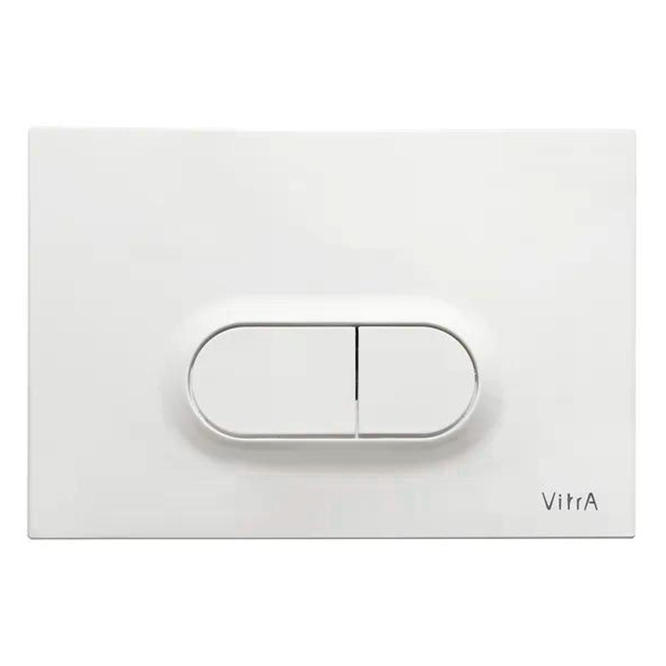 Система инсталляций и смыва VitrA Кнопка смыва VitrA Loop O глянцевая белая