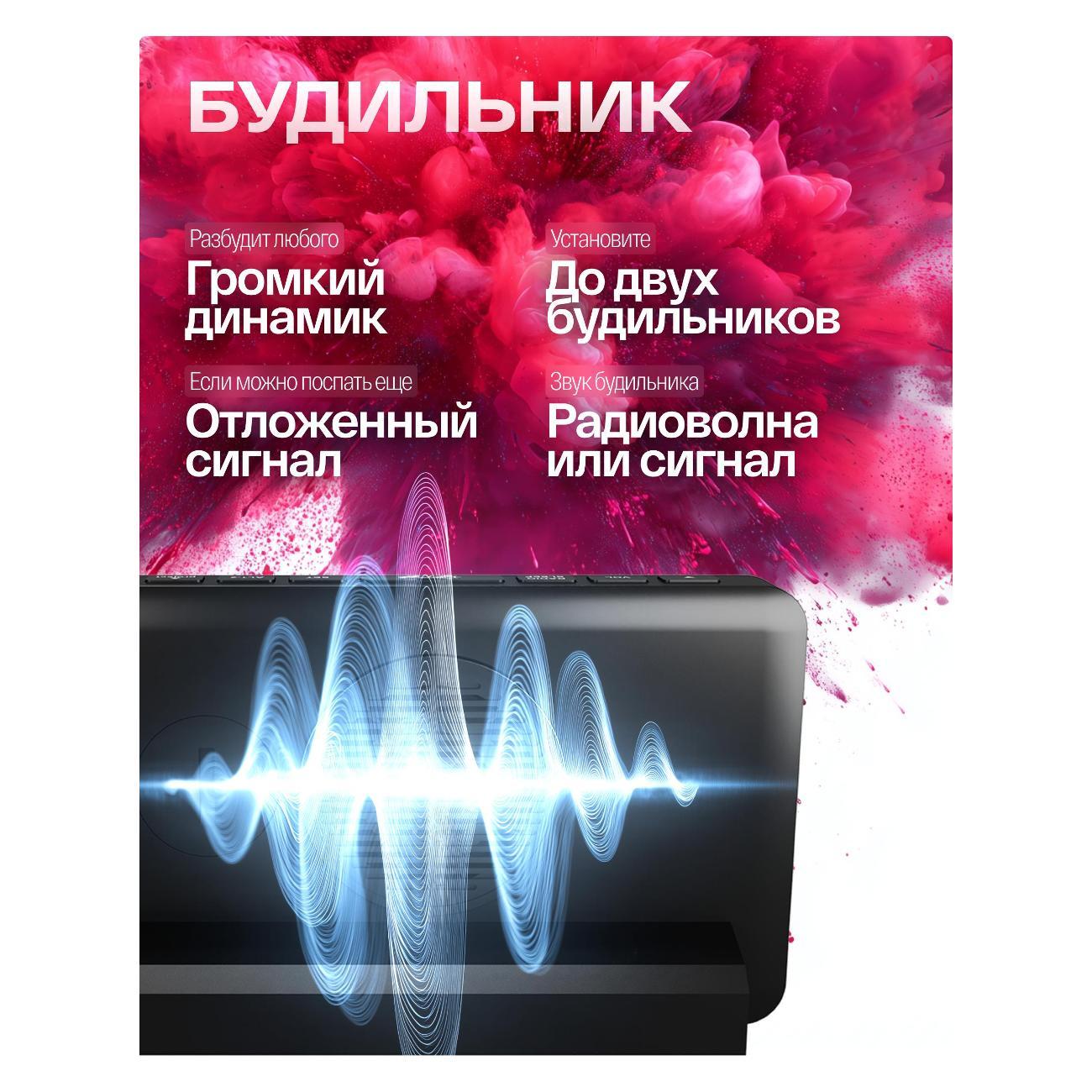 Радио-часы Soundmax SM-1533