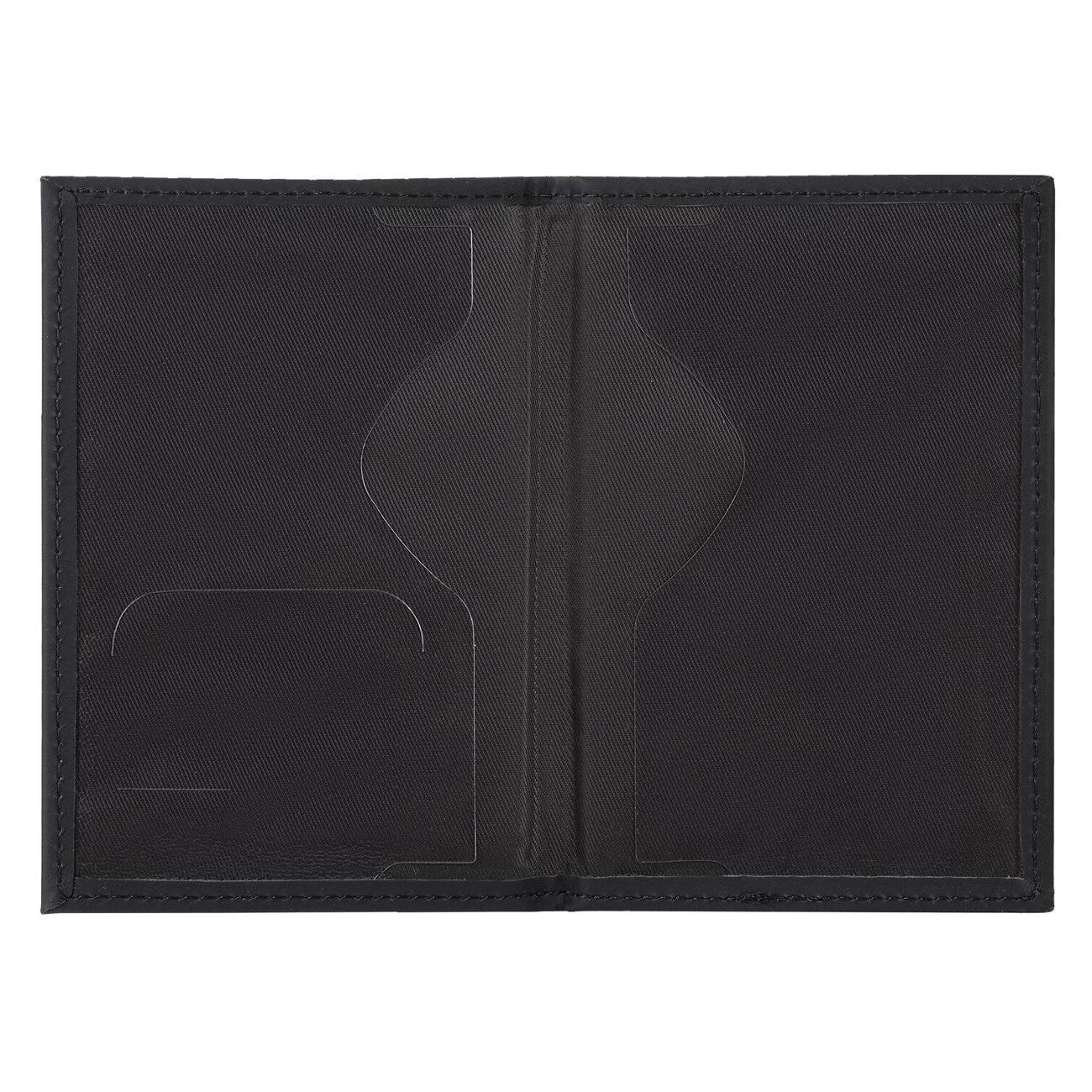 Обложка для документов Staff Обложка д/паспорта soft touch, черная*