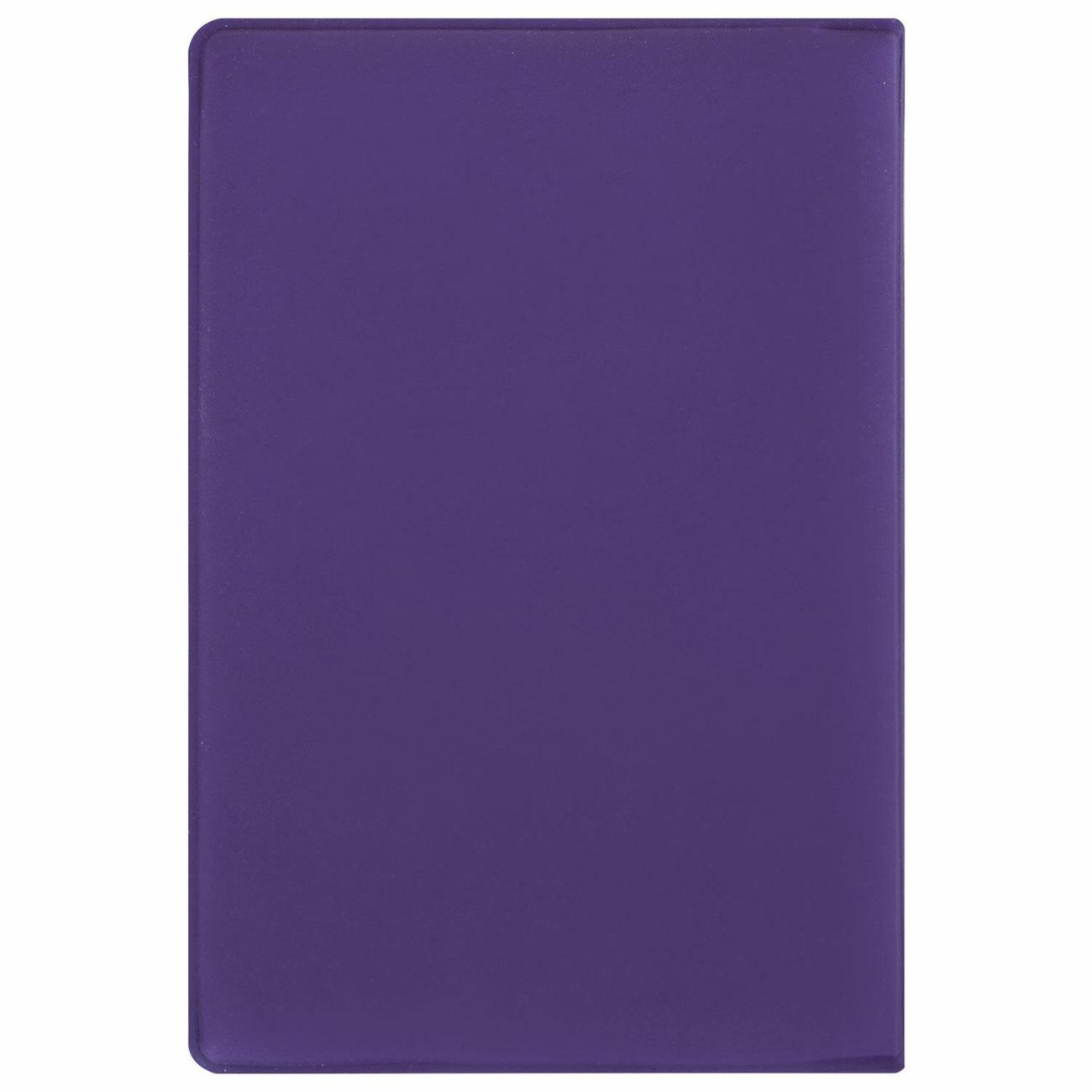 Обложка для документов Staff Обложка паспорт БАБОЧКИ бархат, фиолетовая