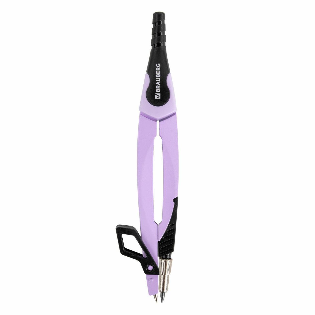 Циркуль Brauberg Циркуль BRAUBERG 135мм цв+защитный колпачок*
