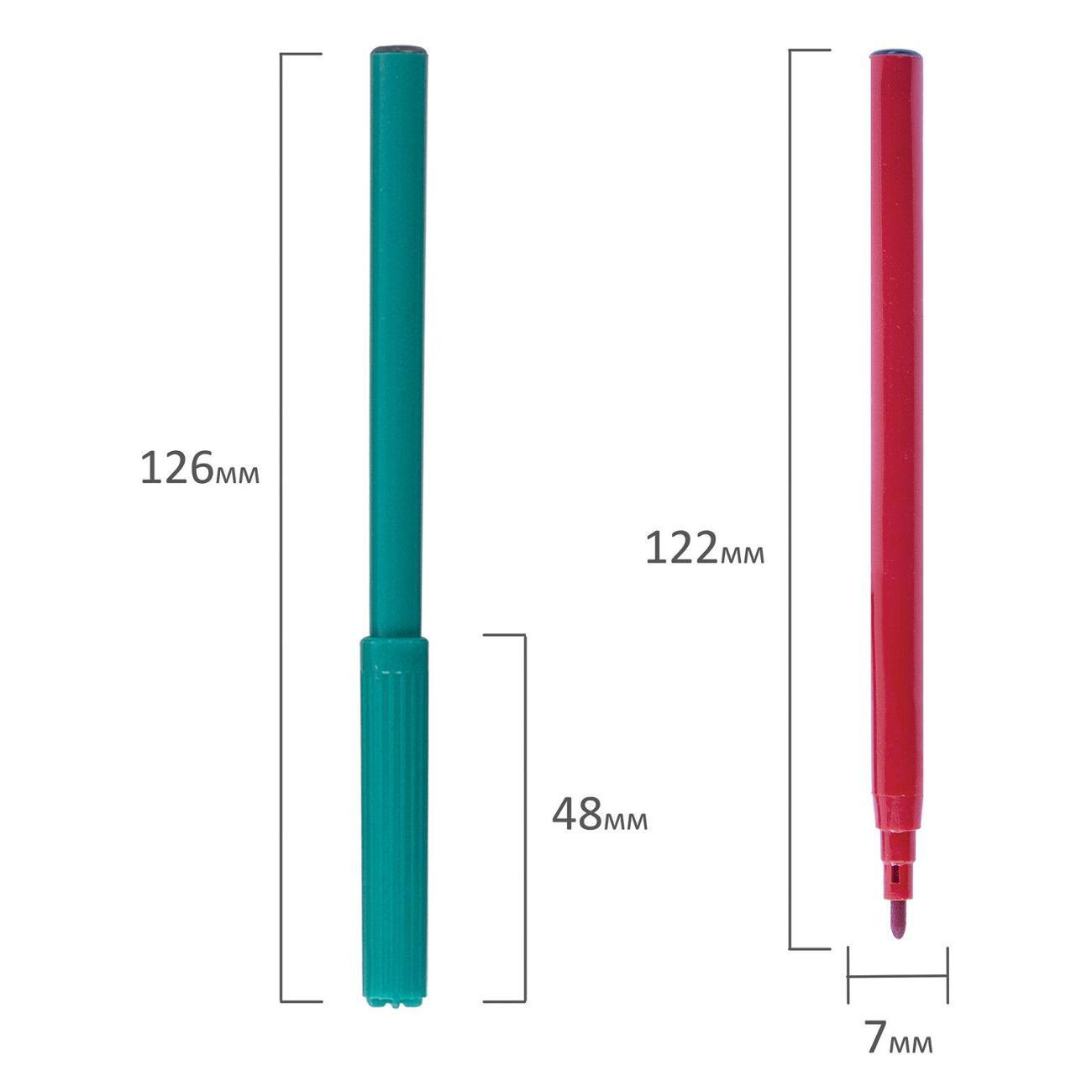 Фломастер Пифагор Фломастеры ПИФАГОР 24цв вентилируемый колпачок