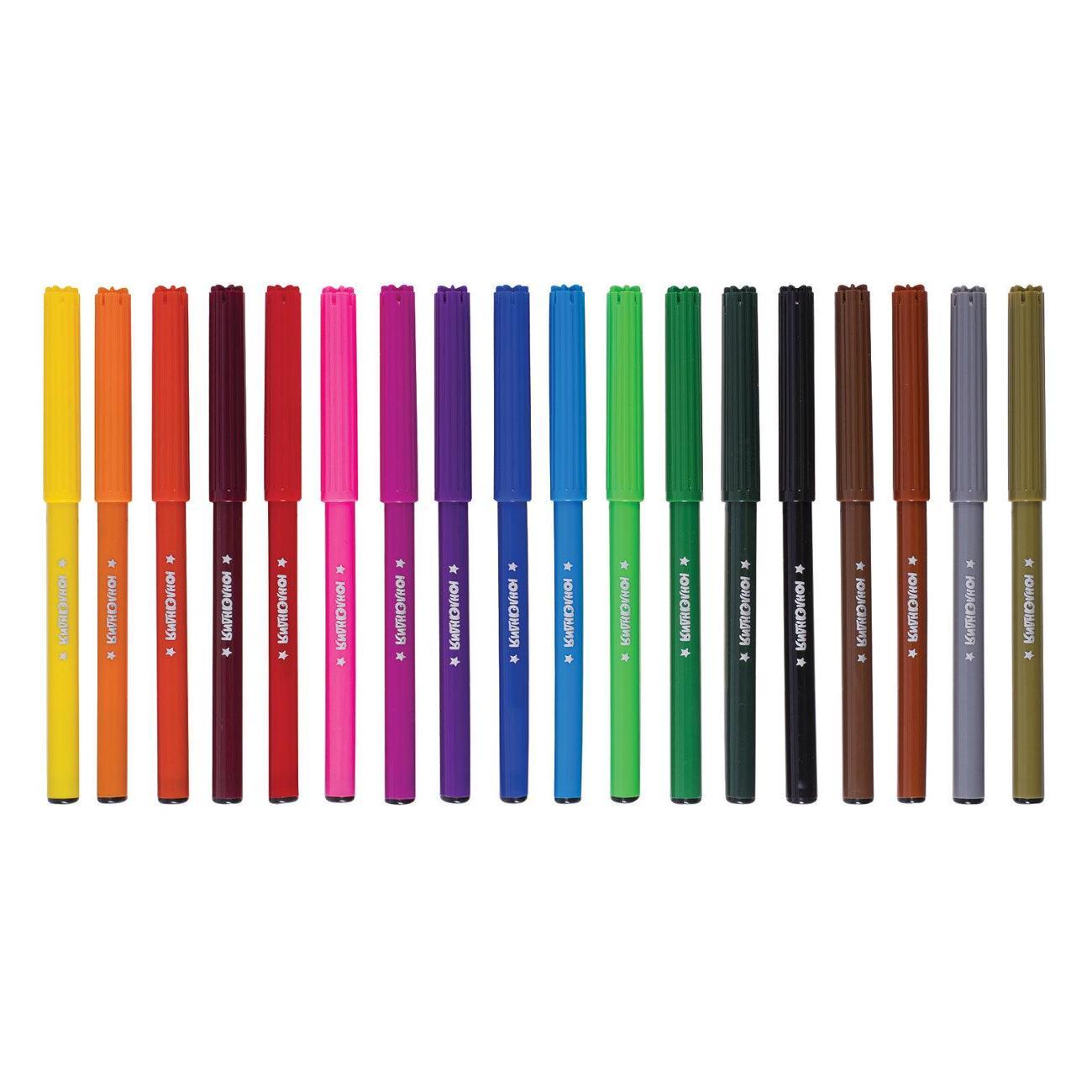 Фломастер Юнландия Фломастеры ЮНЛАНДИЯ Уроки рисования 18цв