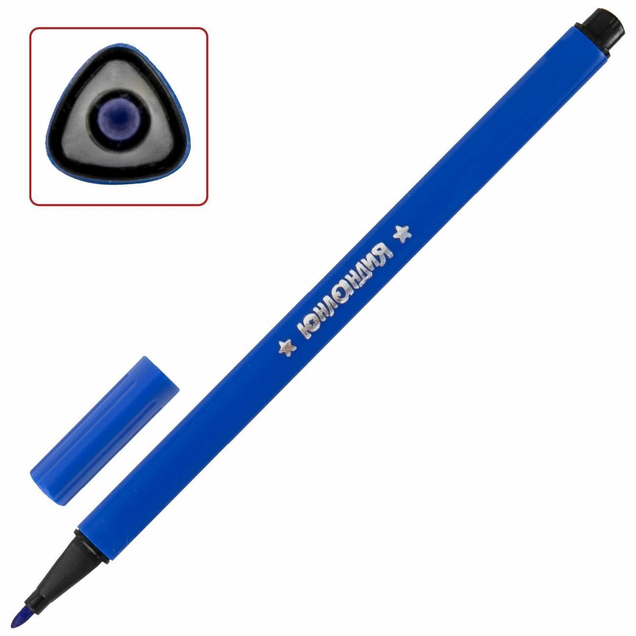 Фломастер Юнландия Фломастеры ЮНЛАНДИЯ ДОМИКИ 12цв трёхгранные