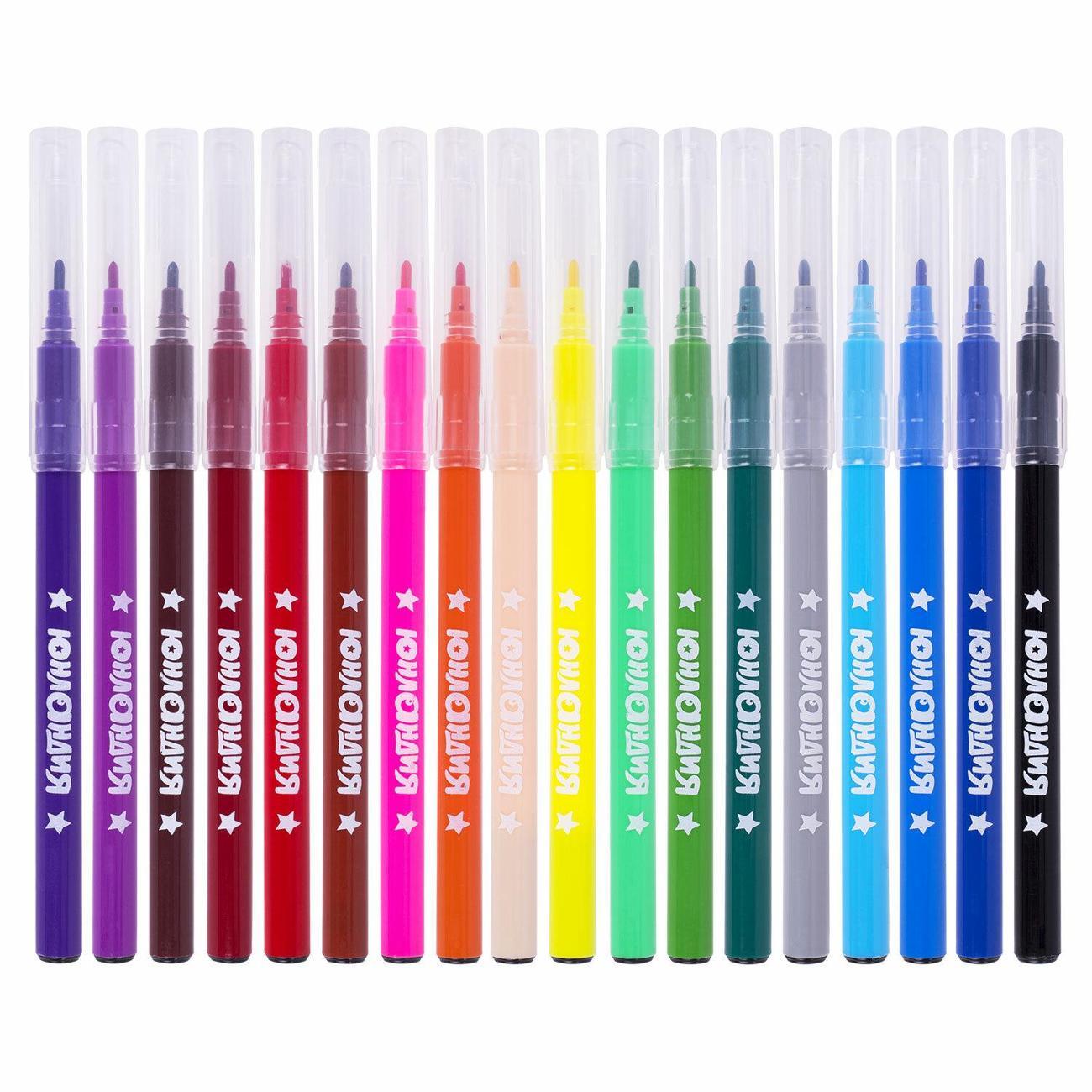 Фломастер Юнландия Фломастеры ЮНЛАНДИЯ КЛАССНЫЕ! 18цв