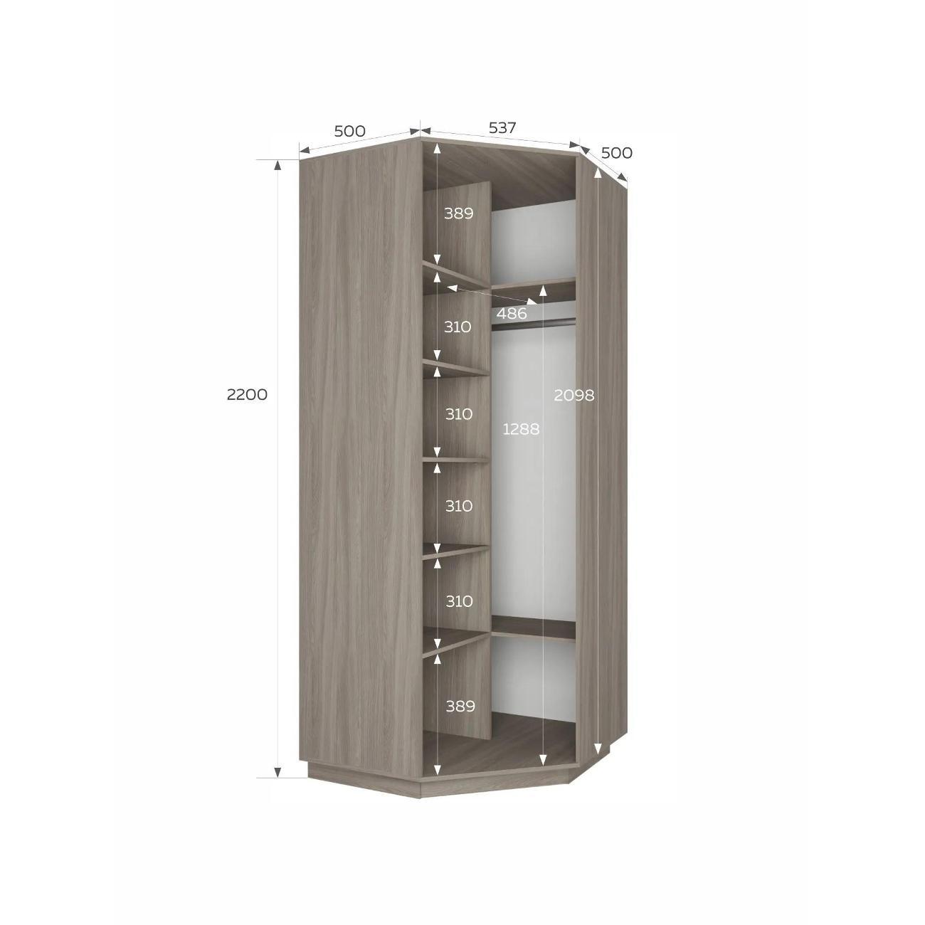 Шкаф распашной Е1 Угловой