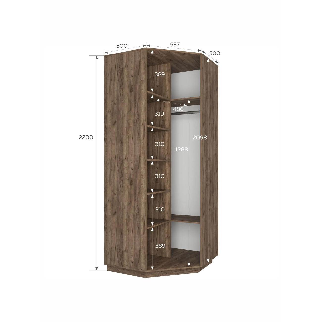 Шкаф распашной Е1 Угловой