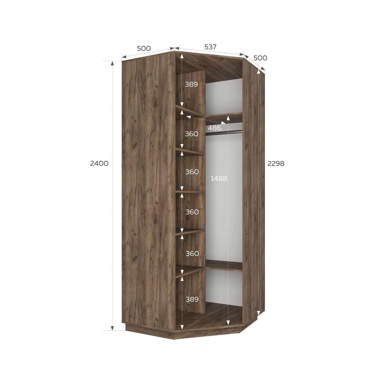 Шкаф распашной Е1 Угловой