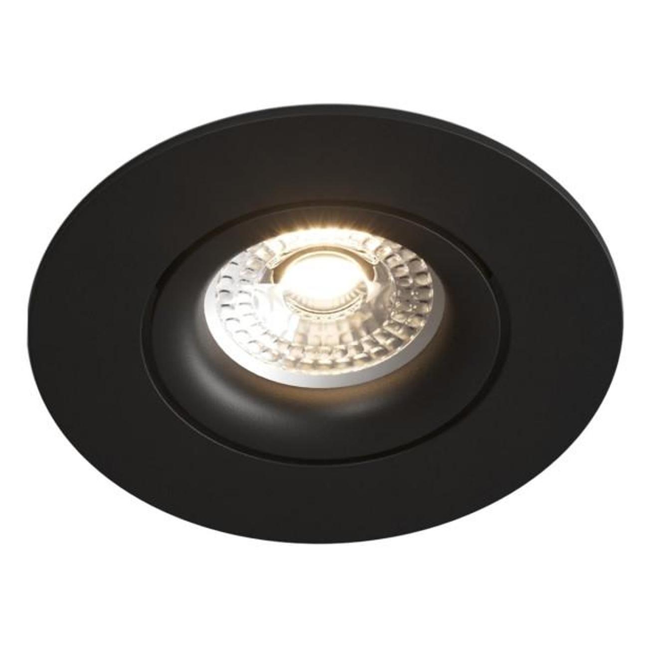 Светильник встраиваемый Denkirs Roto mini черный DK2037-BK фото