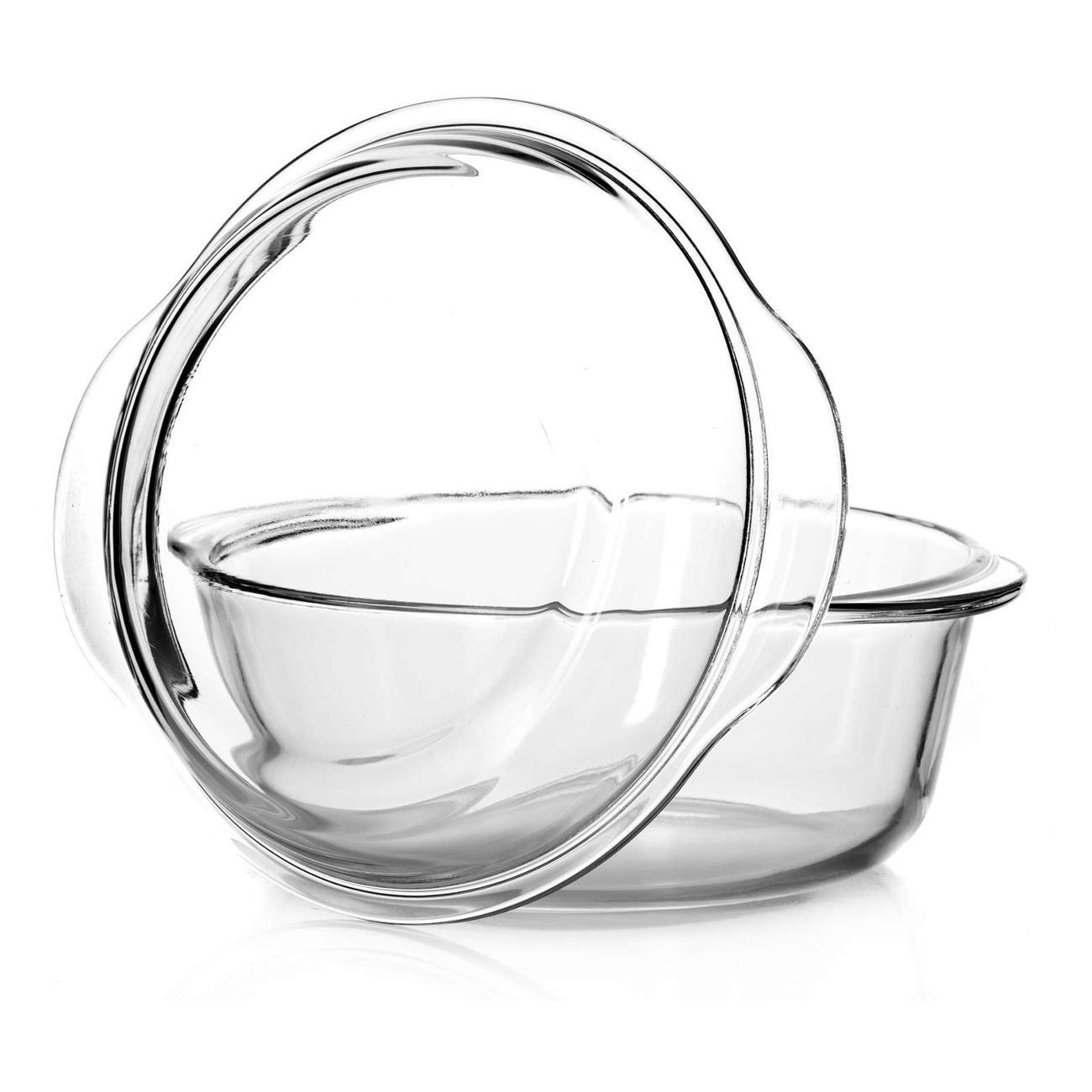 Кастрюля Pasabahce Borcam Кастрюля для запекания со стеклянной крышкой 1450 мл