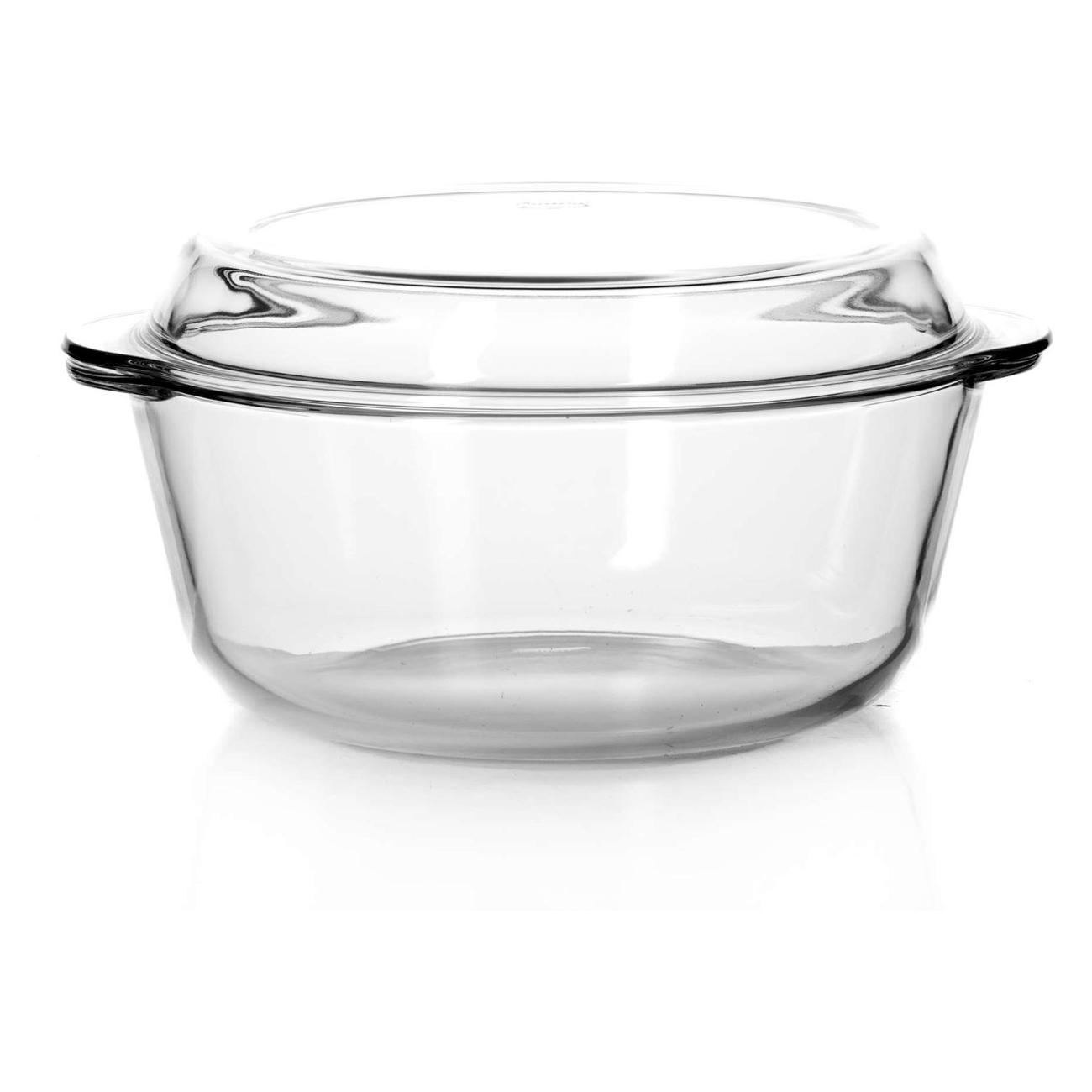 Кастрюля Pasabahce Borcam Кастрюля для запекания со стеклянной крышкой 3000 мл