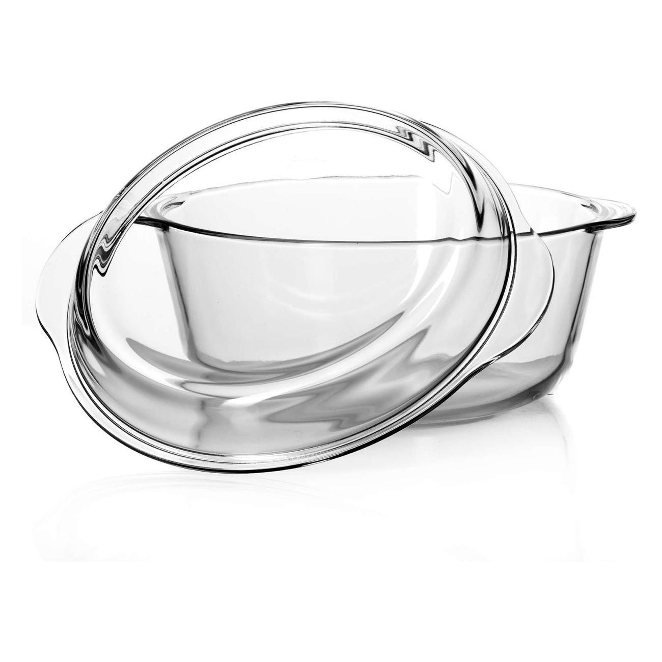 Кастрюля Pasabahce Borcam Кастрюля для запекания со стеклянной крышкой 3000 мл