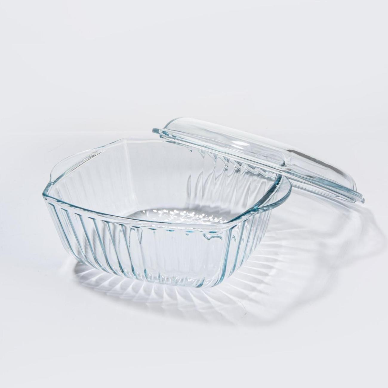 Кастрюля Pasabahce Borcam Кастрюля для запекания со стеклянной крышкой 1870 мл 190*232 мм