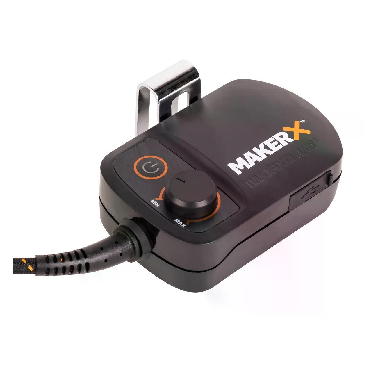 Адаптер-розетка WORX Адаптер WORX WA7161 20В для MAKER X с USB