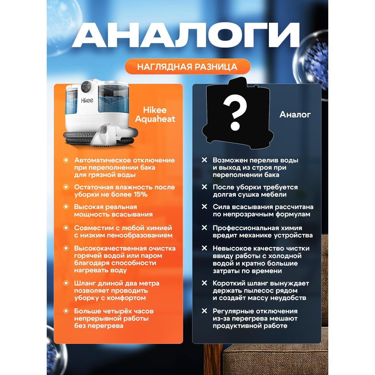 Пылесос напольный Hikee Aquaheat DY-506F